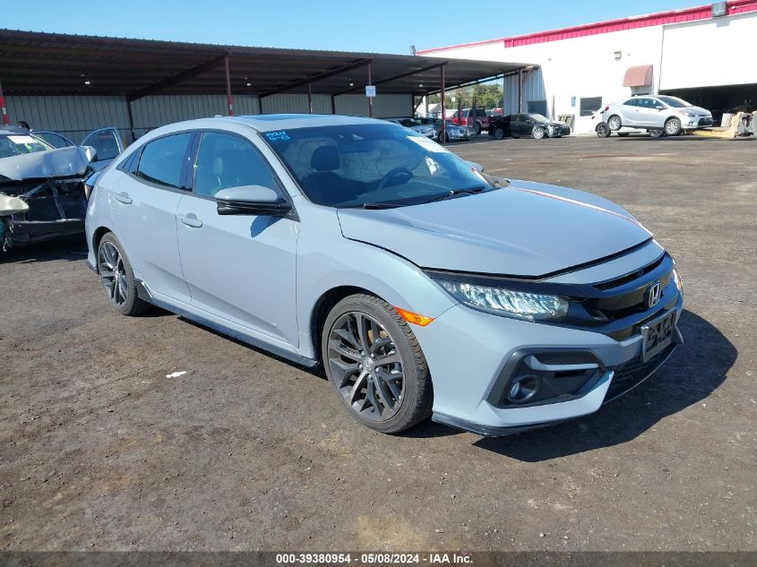 2020 Honda Civic Sport Touring VIN: SHHFK7H99LU404015 Lot: 39380954