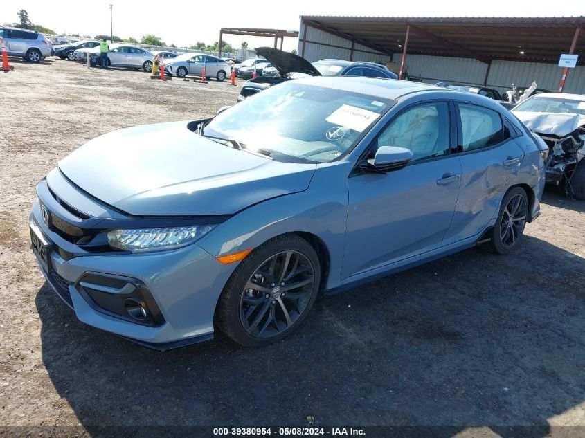 2020 Honda Civic Sport Touring VIN: SHHFK7H99LU404015 Lot: 39380954