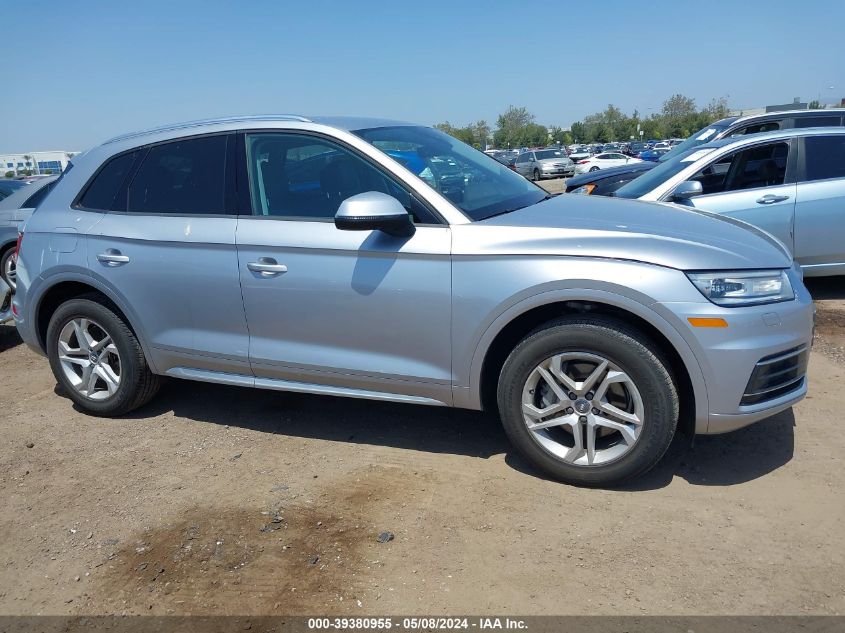 2018 Audi Q5 2.0T Premium/2.0T Tech Premium VIN: WA1ANAFY0J2119658 Lot: 39380955