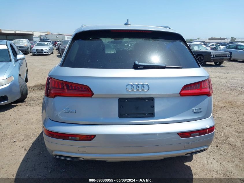 2018 Audi Q5 2.0T Premium/2.0T Tech Premium VIN: WA1ANAFY0J2119658 Lot: 39380955