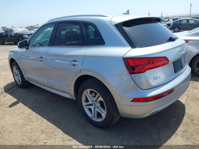 2018 Audi Q5 2.0T Premium/2.0T Tech Premium VIN: WA1ANAFY0J2119658 Lot: 39380955