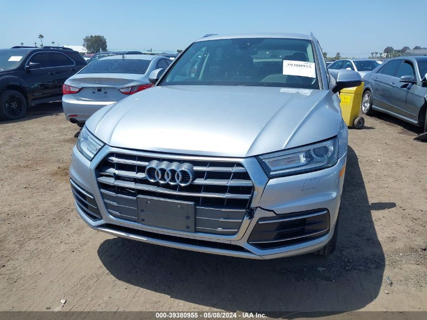 2018 Audi Q5 2.0T Premium/2.0T Tech Premium VIN: WA1ANAFY0J2119658 Lot: 39380955