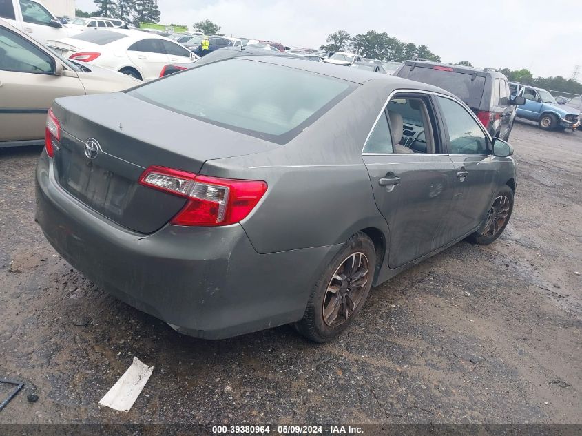 2012 Toyota Camry L VIN: 4T1BF1FK0CU551818 Lot: 39380964