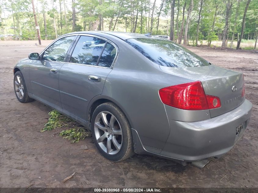 2006 Infiniti G35X VIN: JNKCV51F86M611117 Lot: 39380968