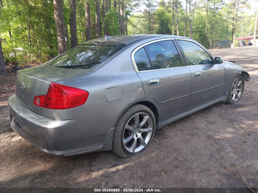 2006 Infiniti G35X VIN: JNKCV51F86M611117 Lot: 39380968