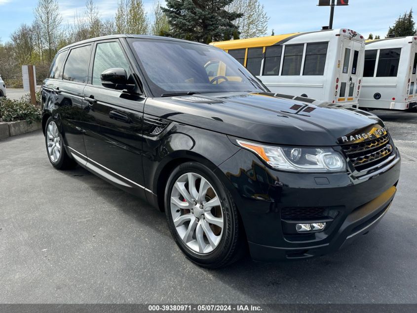 2016 Land Rover Range Rover Sport 5.0L V8 Supercharged/5.0L V8 Supercharged Dynamic VIN: SALWR2EF4GA106389 Lot: 39380971