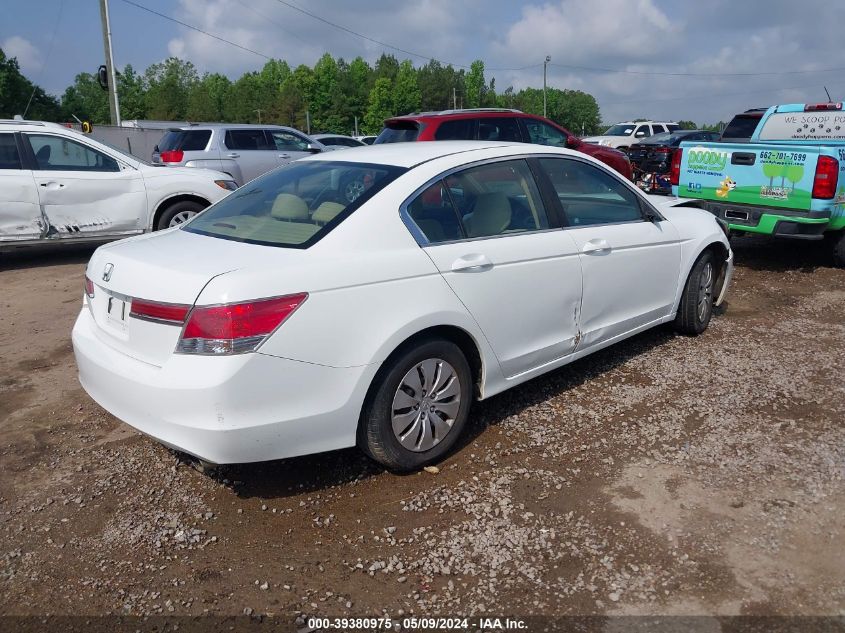 2012 Honda Accord 2.4 Lx VIN: 1HGCP2F3XCA067548 Lot: 39380975