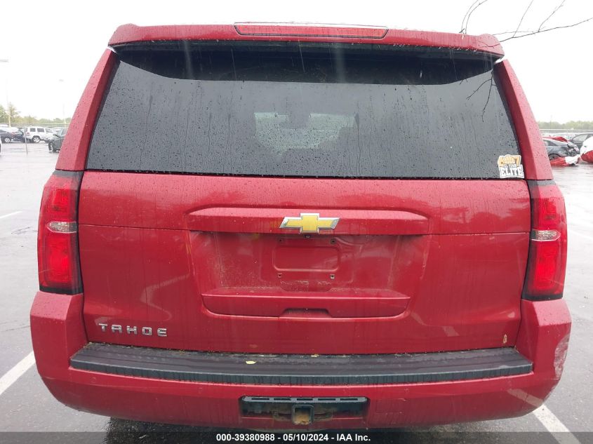 2015 Chevrolet Tahoe Lt VIN: 1GNSKBKC6FR159915 Lot: 39380988