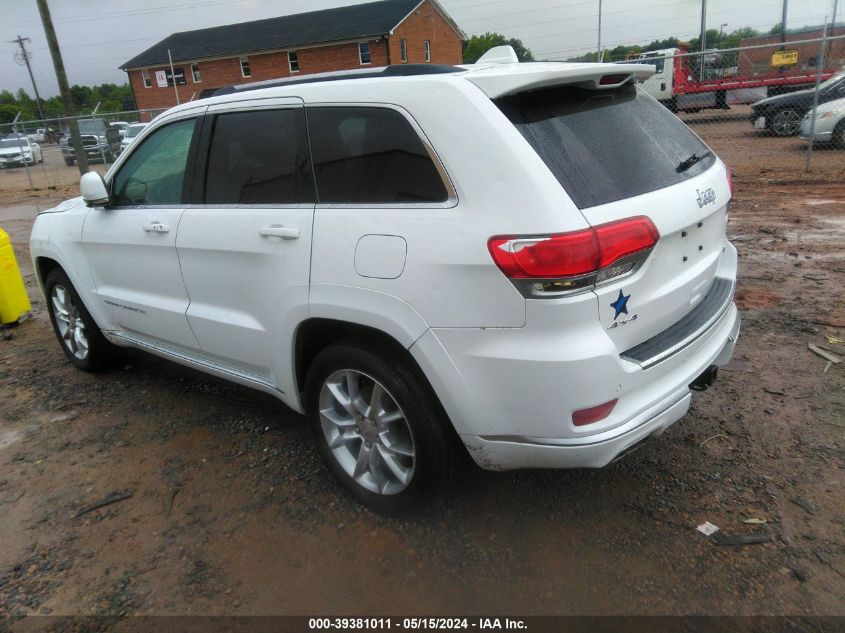 2016 Jeep Grand Cherokee Summit VIN: 1C4RJFJG6GC337431 Lot: 39381011