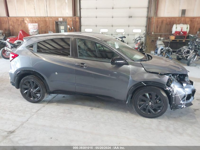 2021 Honda Hr-V Awd Sport VIN: 3CZRU6H13MM714858 Lot: 39381015