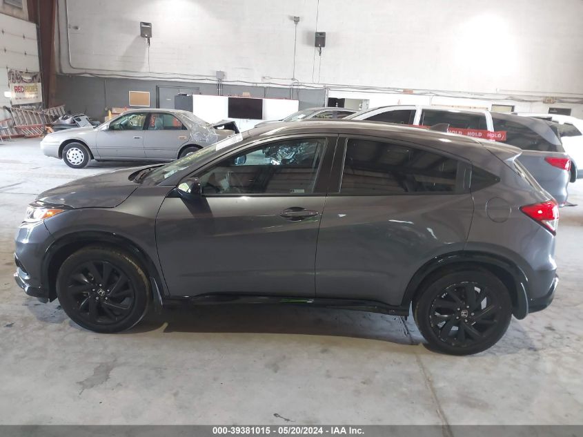 2021 Honda Hr-V Awd Sport VIN: 3CZRU6H13MM714858 Lot: 39381015