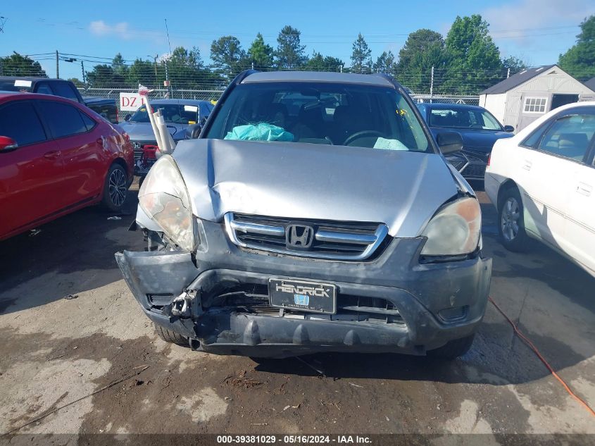 2004 Honda Cr-V Lx VIN: SHSRD68404U201998 Lot: 39381029