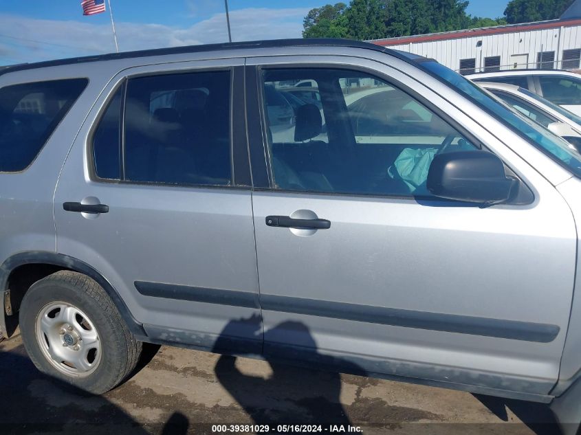 2004 Honda Cr-V Lx VIN: SHSRD68404U201998 Lot: 39381029