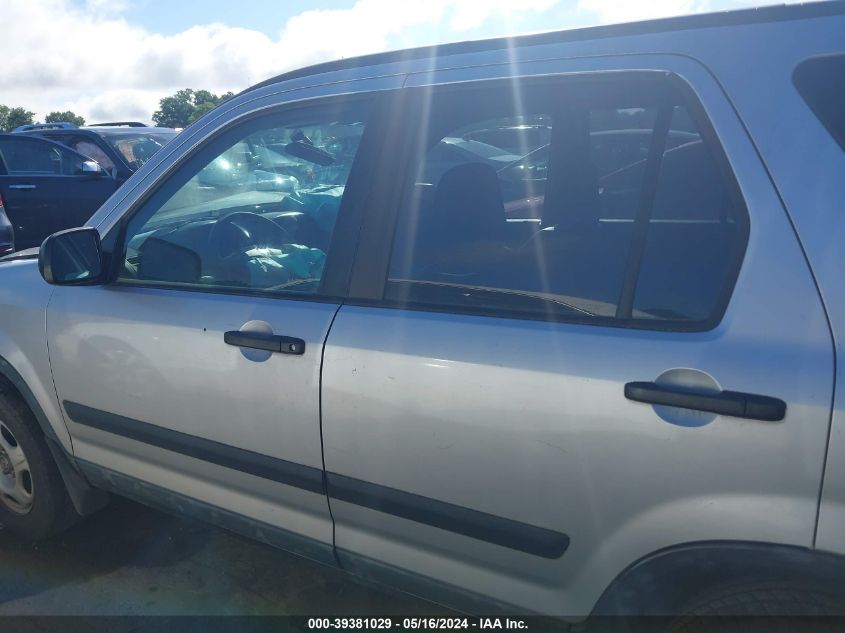 2004 Honda Cr-V Lx VIN: SHSRD68404U201998 Lot: 39381029