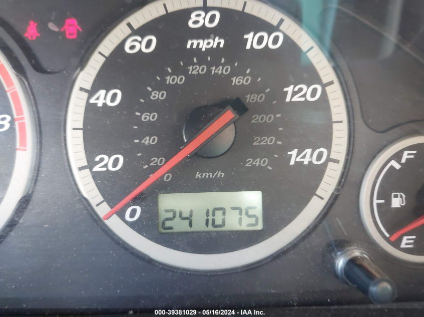 2004 Honda Cr-V Lx VIN: SHSRD68404U201998 Lot: 39381029