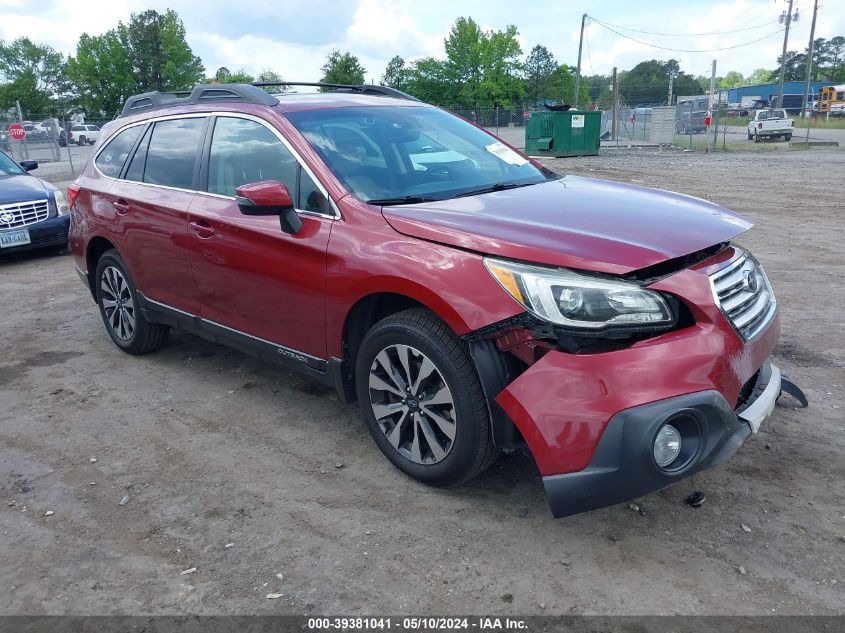 2017 Subaru Outback 2.5I Limited VIN: 4S4BSANC0H3219056 Lot: 39381041