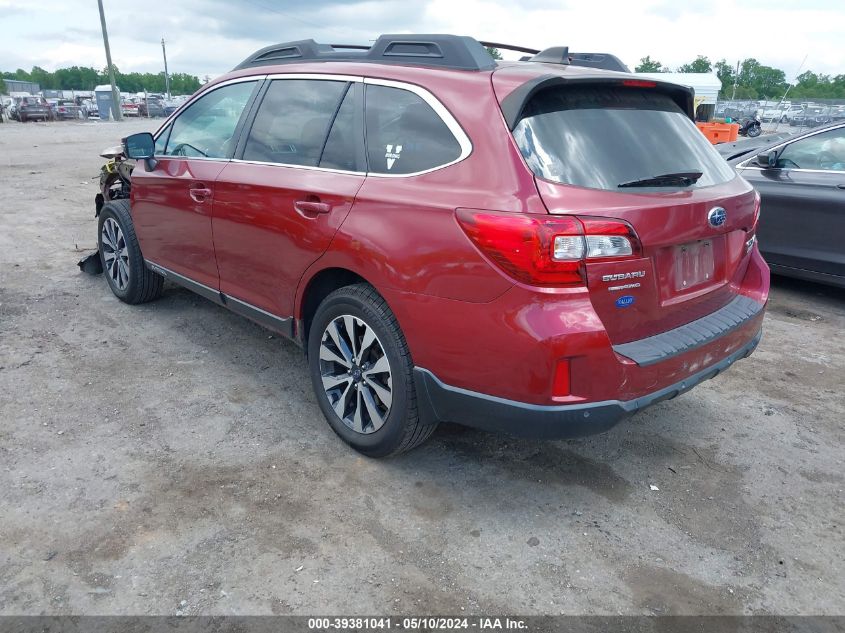 2017 Subaru Outback 2.5I Limited VIN: 4S4BSANC0H3219056 Lot: 39381041