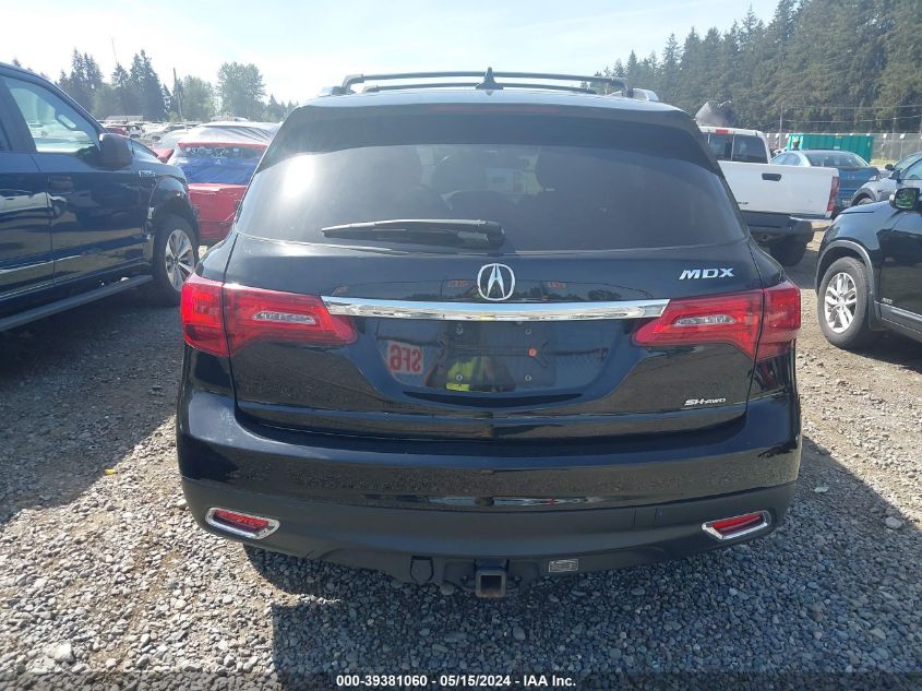 2016 Acura Mdx Technology Acurawatch Plus Packages/Technology Package VIN: 5FRYD4H42GB061575 Lot: 39381060