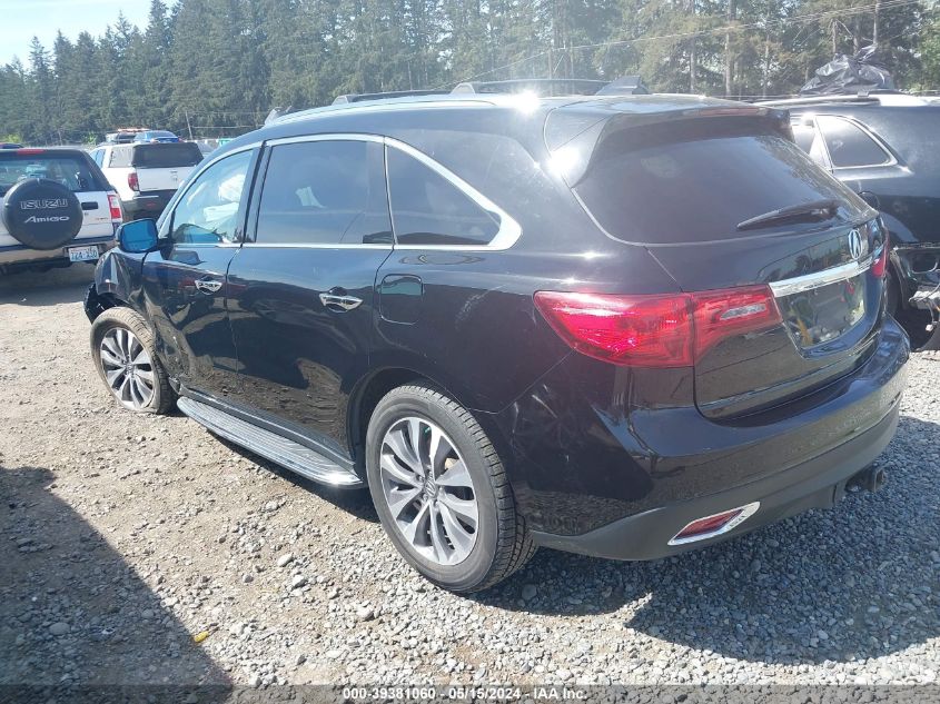 2016 Acura Mdx Technology Acurawatch Plus Packages/Technology Package VIN: 5FRYD4H42GB061575 Lot: 39381060