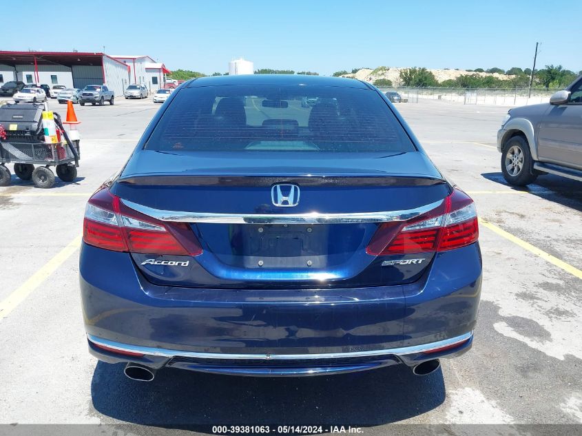 2017 Honda Accord Sport VIN: 1HGCR2F54HA068973 Lot: 39381063