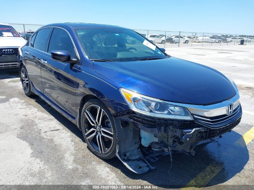 2017 Honda Accord Sport VIN: 1HGCR2F54HA068973 Lot: 39381063