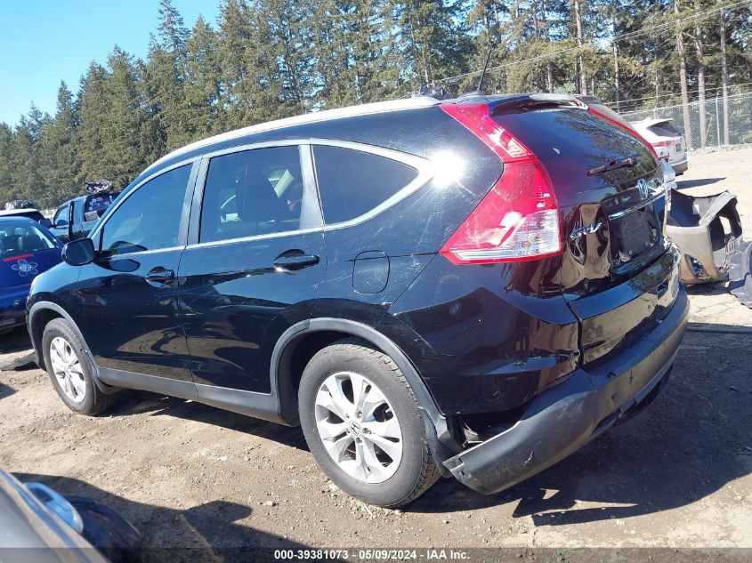 2013 Honda Cr-V Ex-L VIN: 2HKRM3H73DH505747 Lot: 39381073