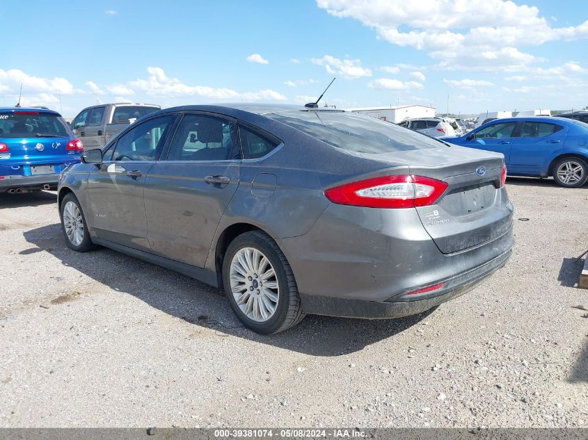 2014 Ford Fusion Hybrid S VIN: 3FA6P0UU6ER268390 Lot: 39381074