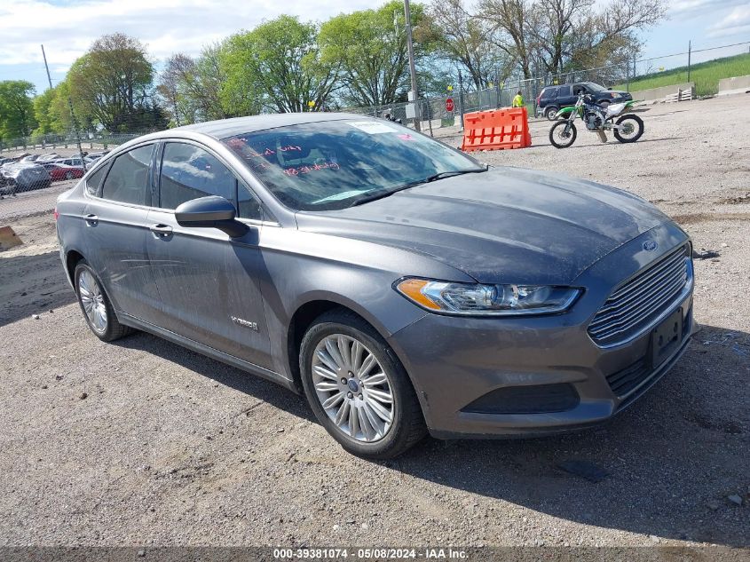 2014 Ford Fusion Hybrid S VIN: 3FA6P0UU6ER268390 Lot: 39381074