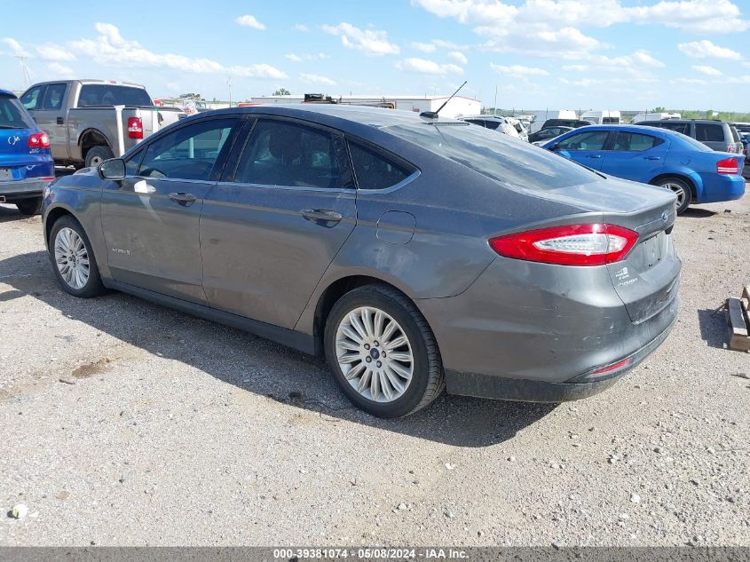 2014 Ford Fusion Hybrid S VIN: 3FA6P0UU6ER268390 Lot: 39381074