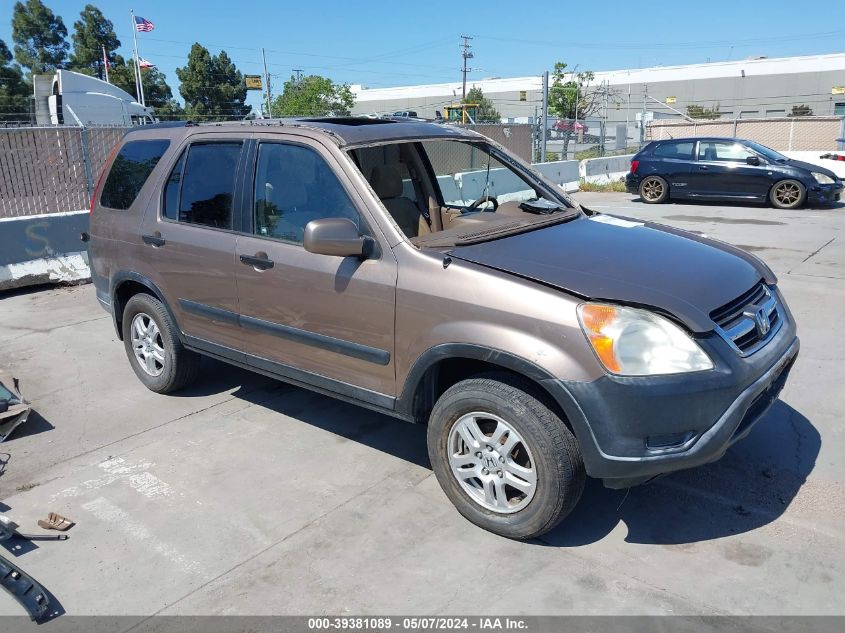 2003 Honda Cr-V Ex VIN: JHLRD78833C035930 Lot: 39381089