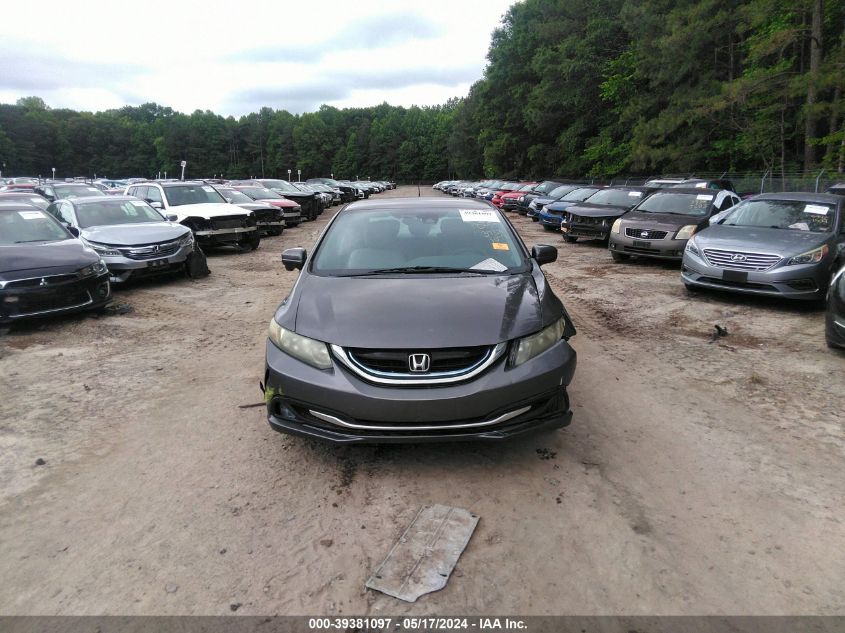 2015 Honda Civic Hybrid VIN: 19XFB4F26FE000685 Lot: 39381097