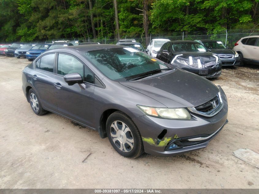 2015 Honda Civic Hybrid VIN: 19XFB4F26FE000685 Lot: 39381097