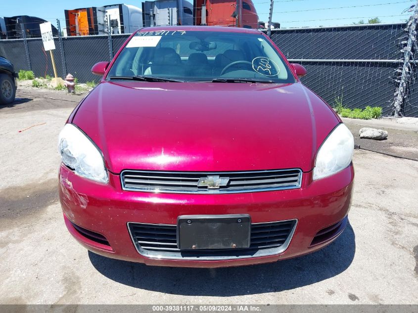 2008 Chevrolet Impala Lt VIN: 2G1WT58K681378613 Lot: 39381117