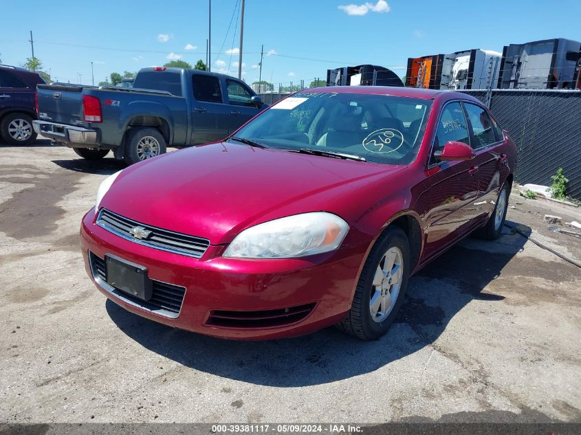 2008 Chevrolet Impala Lt VIN: 2G1WT58K681378613 Lot: 39381117