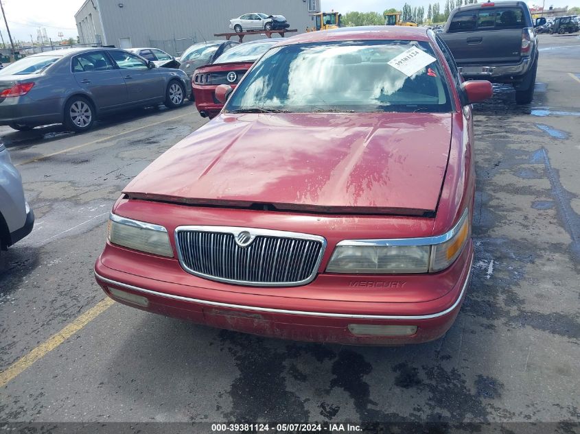 1996 Mercury Grand Marquis Gs VIN: 2MELM74W7TX615416 Lot: 39381124