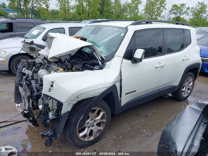 2015 Jeep Renegade Latitude VIN: ZACCJBBT3FPC10625 Lot: 39381127