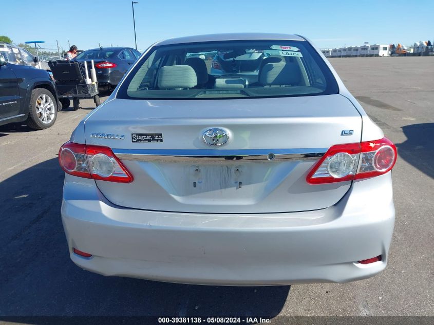 2012 Toyota Corolla Le VIN: 2T1BU4EE2CC827663 Lot: 39381138