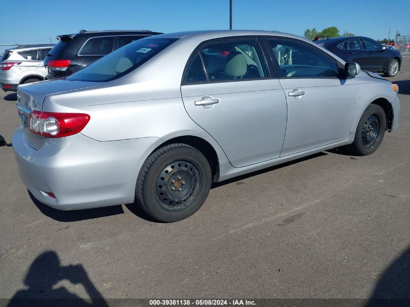 2012 Toyota Corolla Le VIN: 2T1BU4EE2CC827663 Lot: 39381138