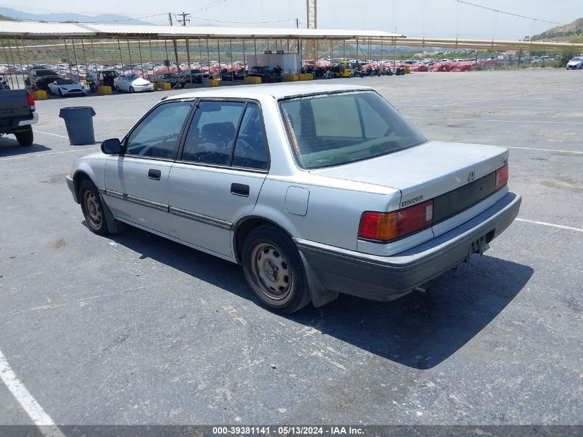 1989 Honda Civic Dx VIN: JHMED3540KS004630 Lot: 39381141