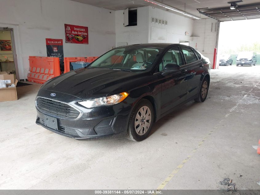 2020 Ford Fusion S VIN: 3FA6P0G77LR201557 Lot: 39381144