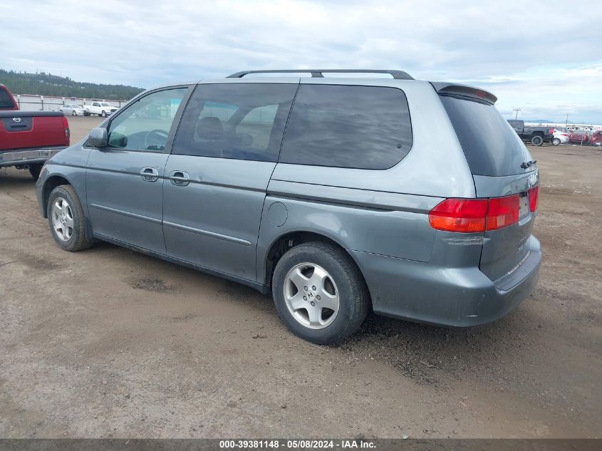 2001 Honda Odyssey Ex VIN: 2HKRL18681H009689 Lot: 39381148