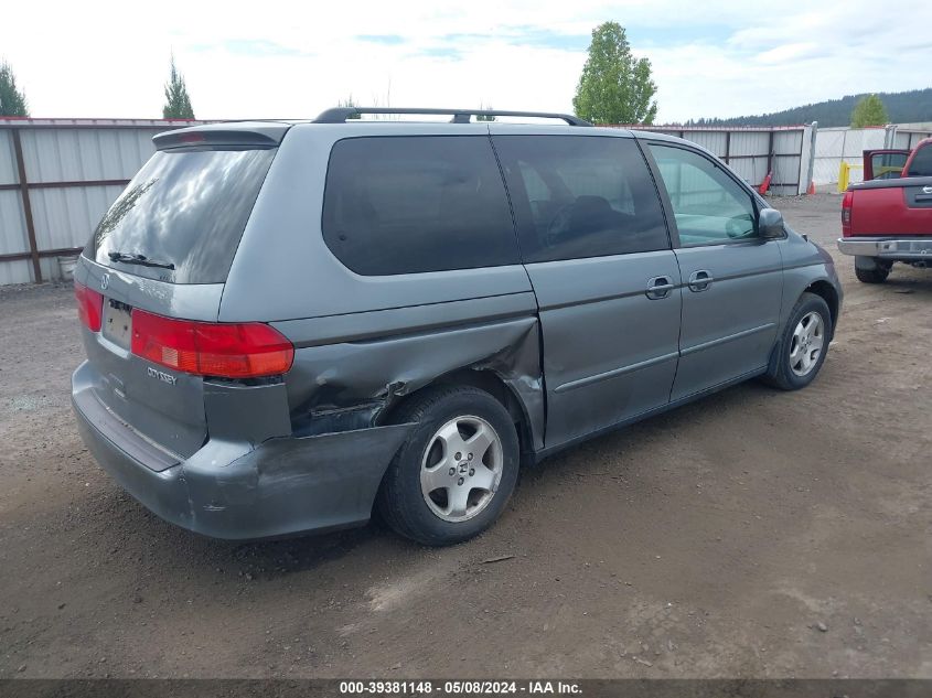 2001 Honda Odyssey Ex VIN: 2HKRL18681H009689 Lot: 39381148