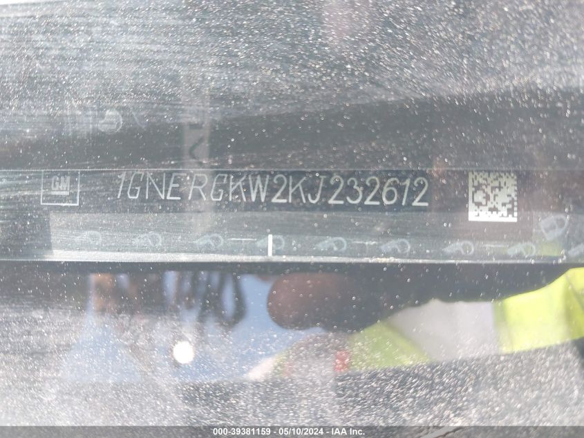 2019 CHEVROLET TRAVERSE 1LT - 1GNERGKW2KJ232612