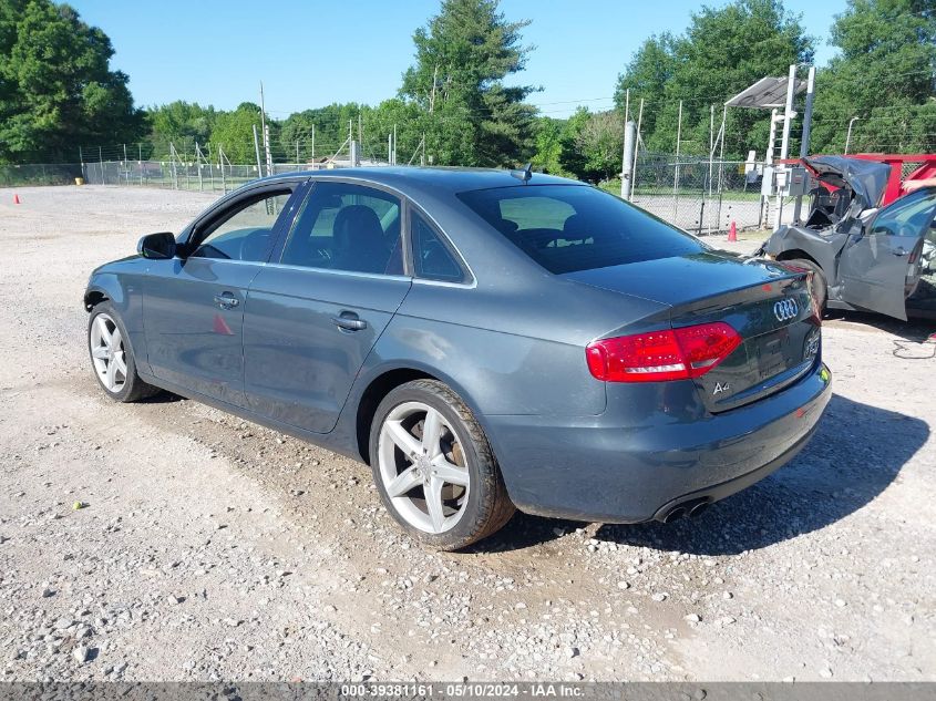 2010 Audi A4 2.0T Premium VIN: WAUFFAFLXAN036912 Lot: 40906164