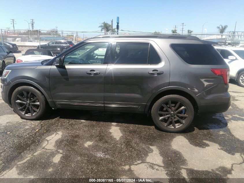 2017 Ford Explorer Xlt VIN: 1FM5K7D86HGC21609 Lot: 39381165