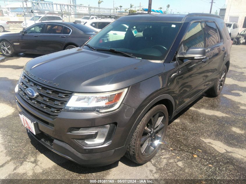 2017 Ford Explorer Xlt VIN: 1FM5K7D86HGC21609 Lot: 39381165