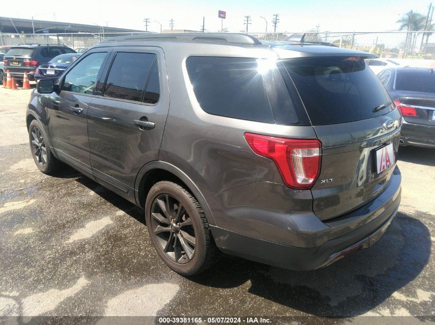 2017 Ford Explorer Xlt VIN: 1FM5K7D86HGC21609 Lot: 39381165