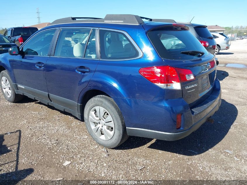 2011 Subaru Outback 2.5I VIN: 4S4BRCAC6B3429326 Lot: 39381172