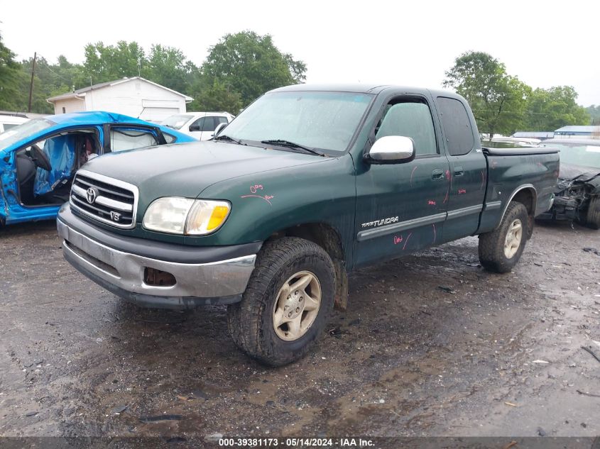 2001 Toyota Tundra Sr5 V8 VIN: 5TBBT44141S169875 Lot: 39381173