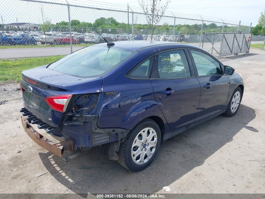 2012 Ford Focus Se VIN: 1FAHP3F25CL148601 Lot: 39381182